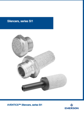 AVENTICS SL1 CATALOG SILENCER SI1 SERIES